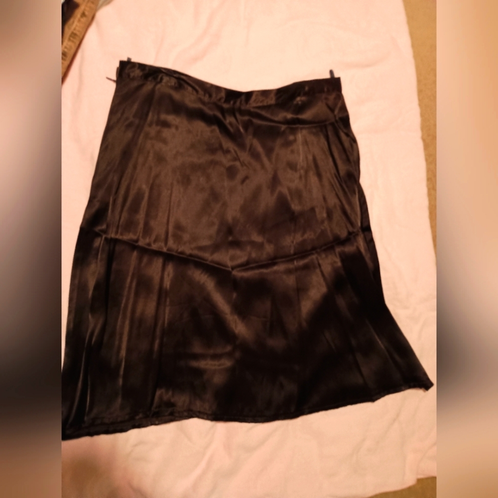 United Colors Benetton Vintage Slip Skirt, Espresso women's size 46 (US size 10)